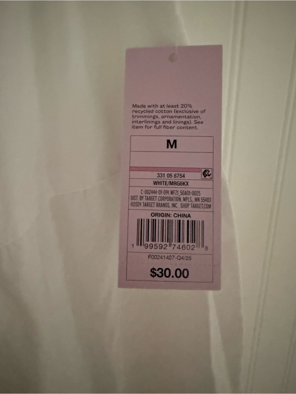 NWT White Tiered Maxi Skirt size M - Picture 7 of 7